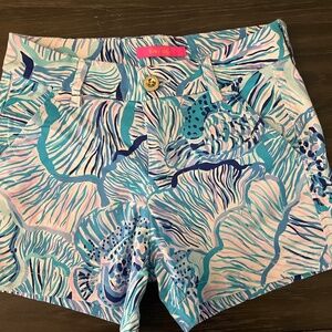 LILLY PULITZER MID RISE CALLAHAN SHORT